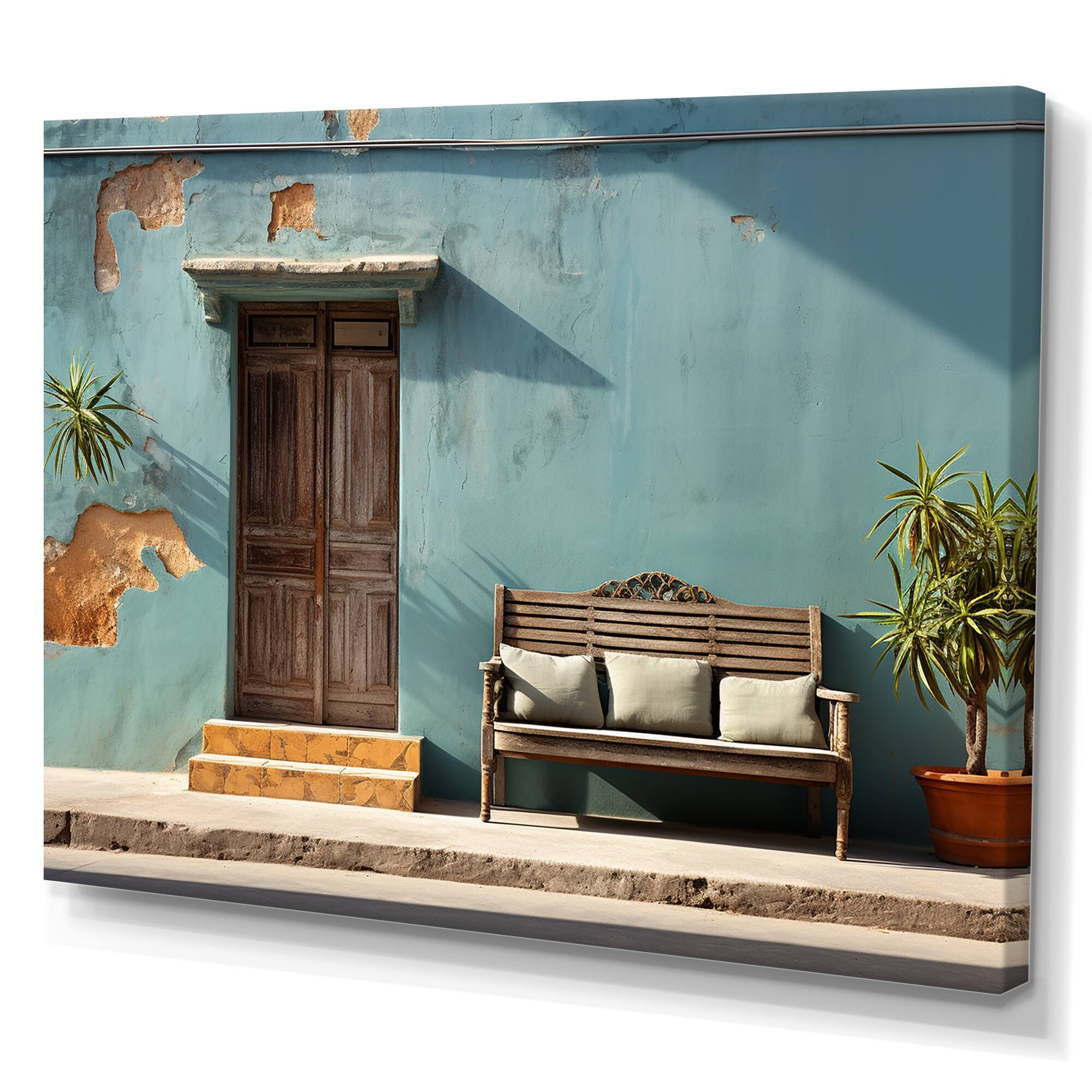 Designart "Cuba Tranquily Retreat" Cuba Wall Art Bed Bath & Beyond